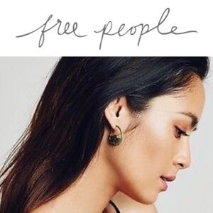 Free People Hidden Treasure Hoops by Lena Bernard